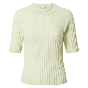 Free People Mint Ribbed Knit Top S